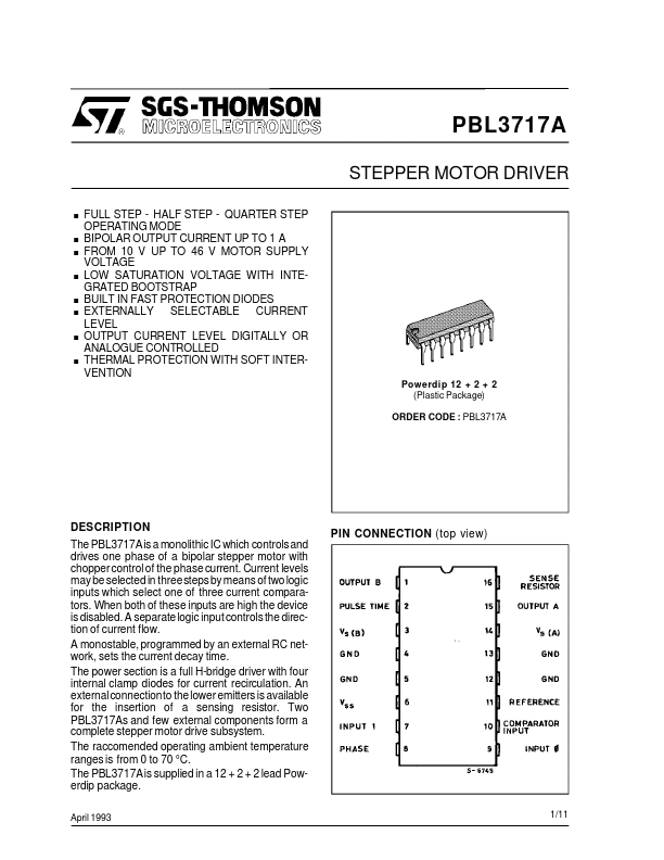 PBL3717A STMicroelectronics