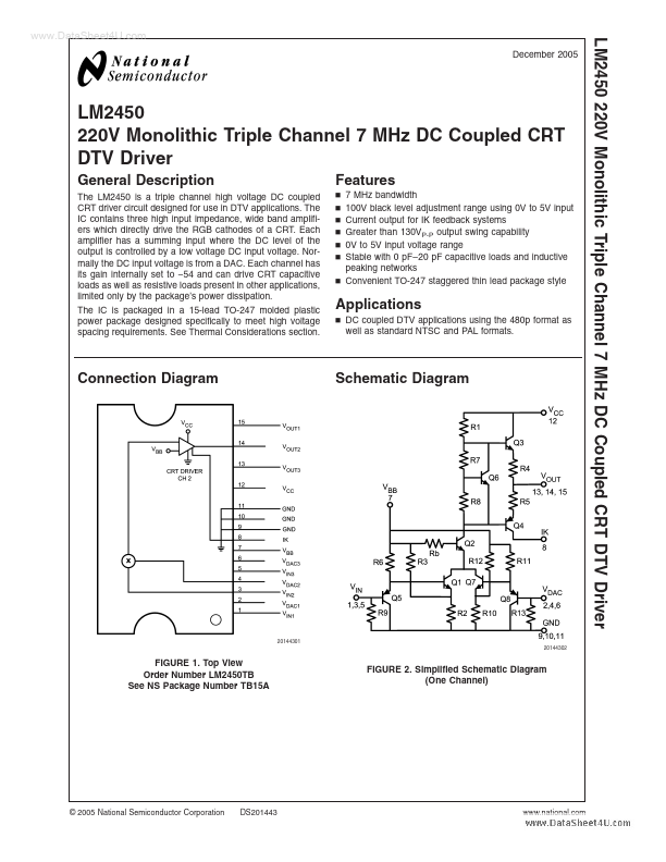 LM2450 National Semiconductor