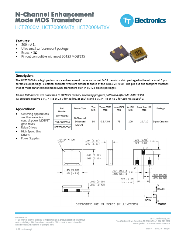 HCT7000MTXV