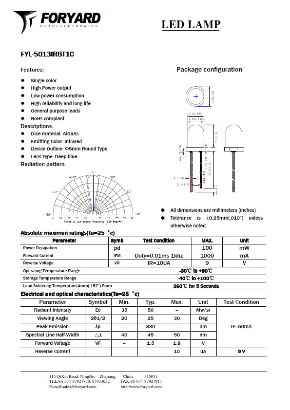 FYL-5013IRBT1C