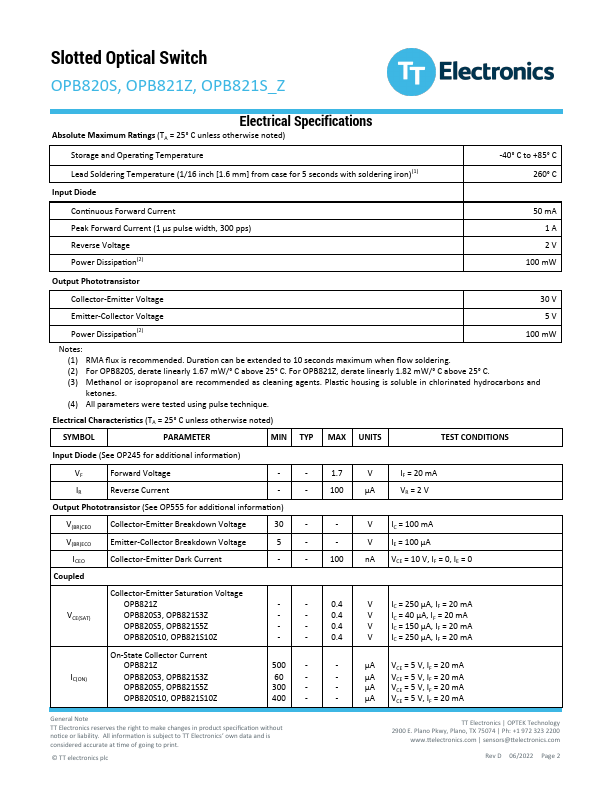 OPB820S5