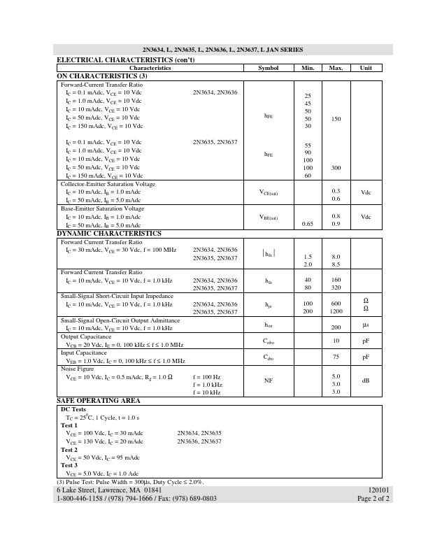 JANTXV2N3637L