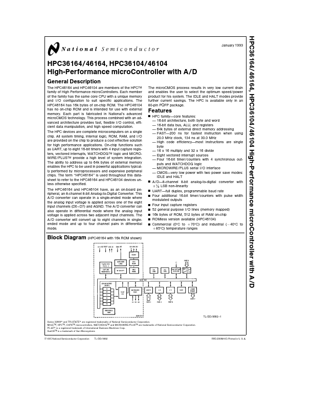 <?=HPC46164?> डेटा पत्रक पीडीएफ