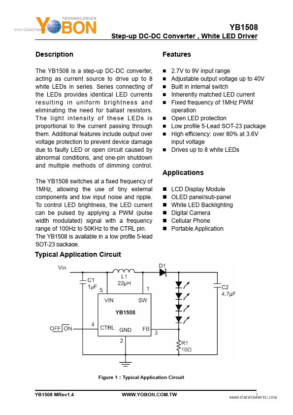 YB1508 YOBON TECHNOLOGIES