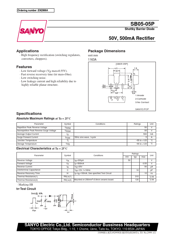 SB05-05 Sanyo Semicon Device