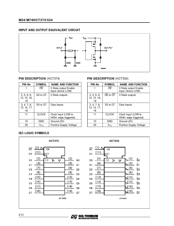 M54HCT534