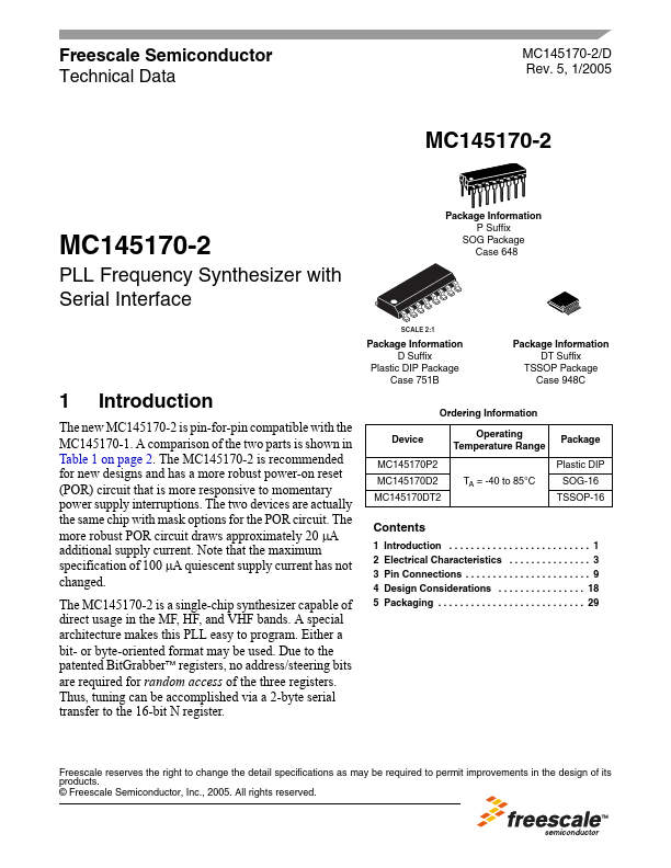 MC145170-2 Motorola