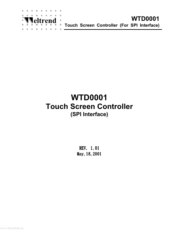 WTD0001 Weltrend Semiconductor