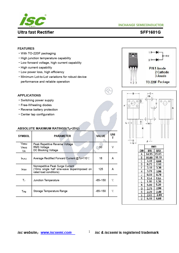 SFF1601G