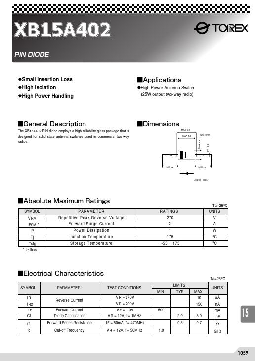 1106_XB15A402 Torex Semiconductor