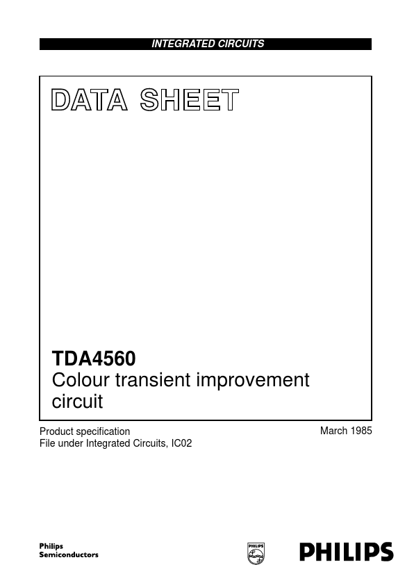 <?=TDA4560?> डेटा पत्रक पीडीएफ