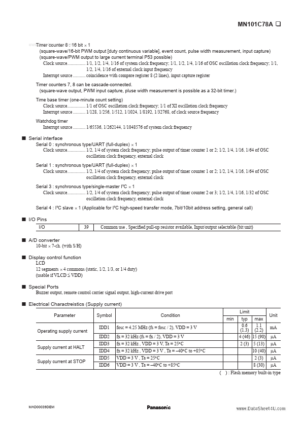 MN101CF78A