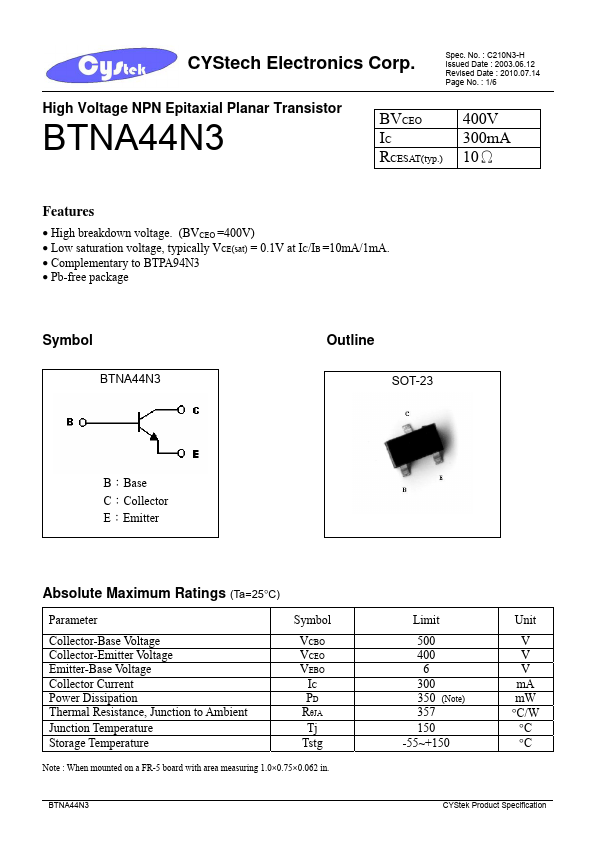 <?=BTNA44N3?> डेटा पत्रक पीडीएफ