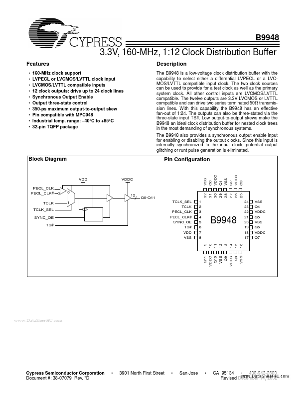 B9948 Cypress Semiconductor