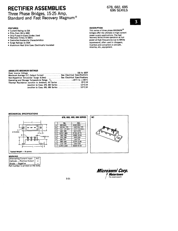 678-4 Microsemi Corporation