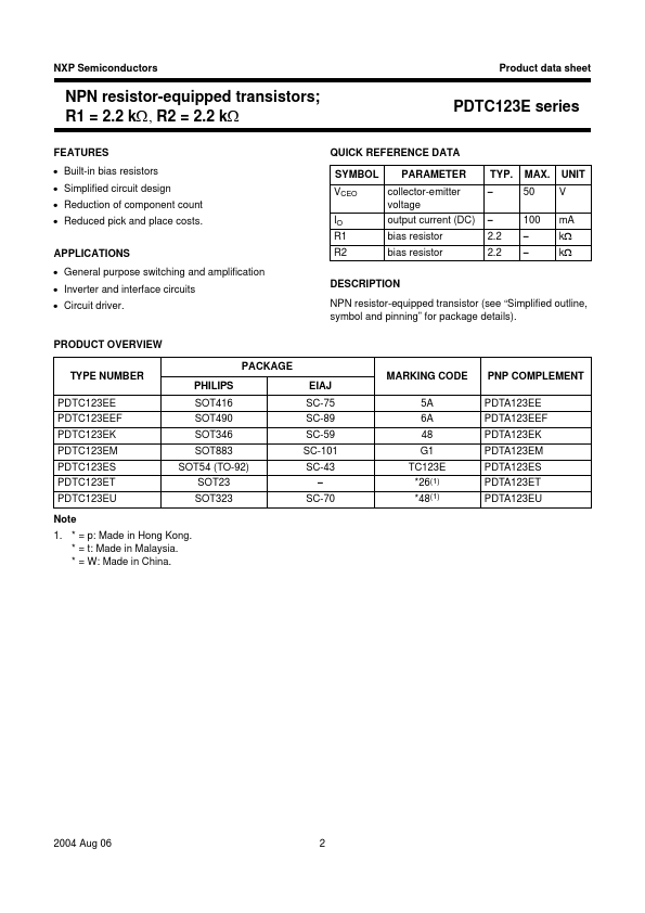 PDTC123E