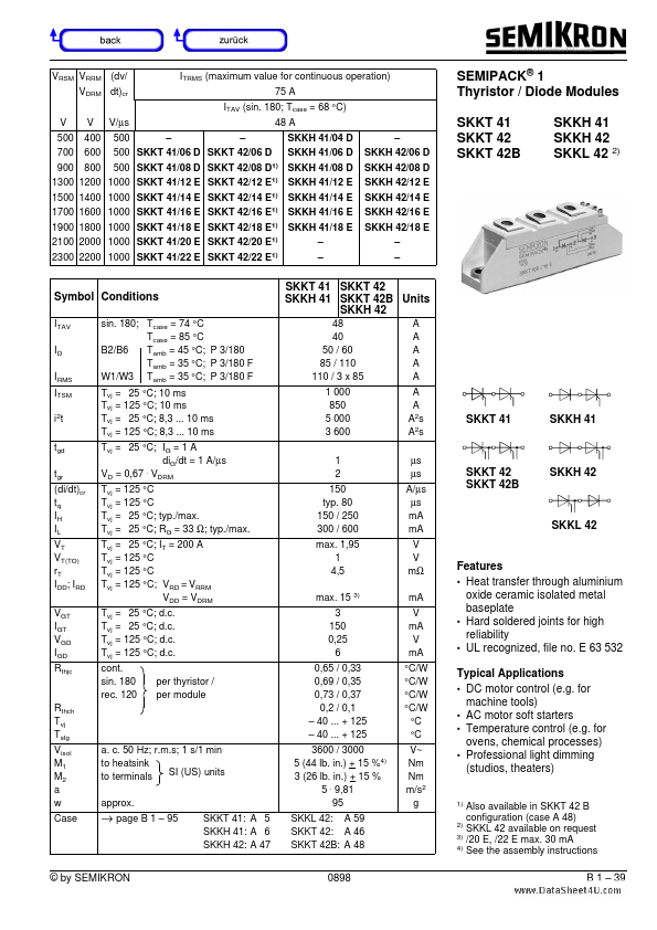 SKKT42B