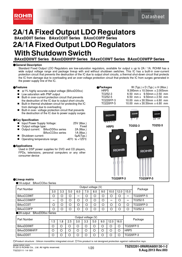 BA08CC0WFP-E2 Rohm