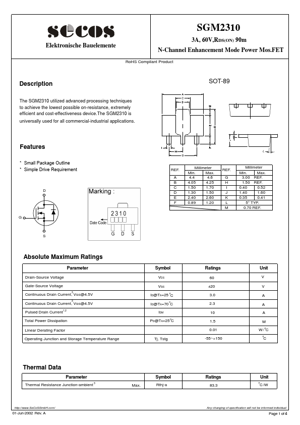 SGM2310 SeCoS