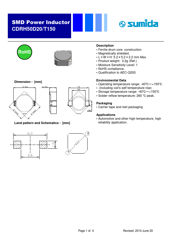 CDRH50D20T150NP-470MC