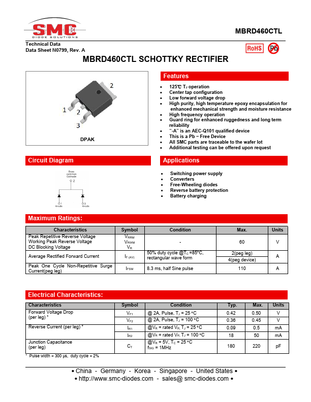 MBRD460CTL