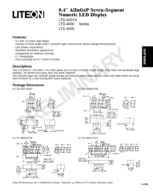 LTC-4727JR LITE-ON Electronics