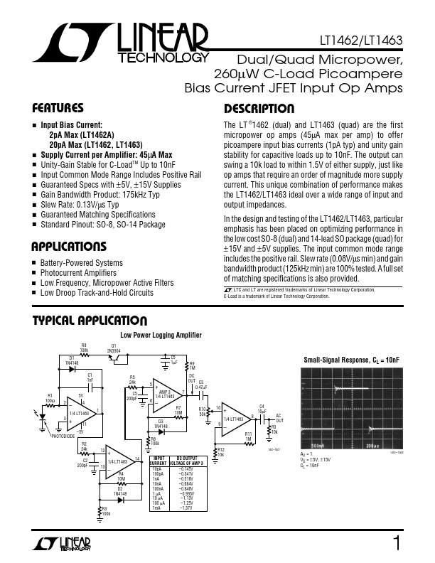 LT1462 Linear Technology