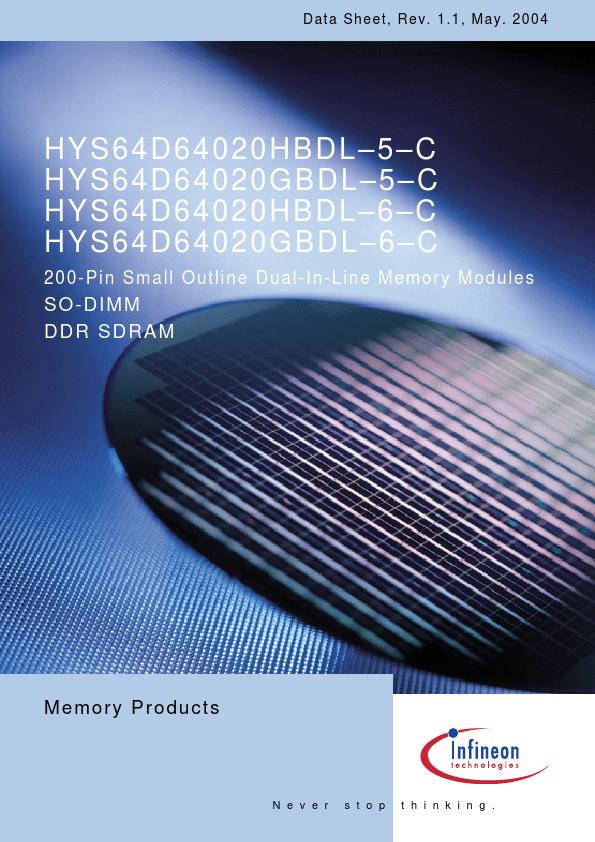 HYS64D64020HBDL-5-C Infineon