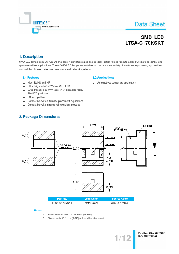 LTSA-C170KSKT