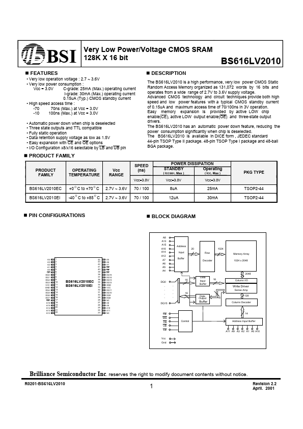 BS616LV2010