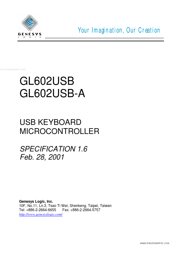 <?=GL602USB?> डेटा पत्रक पीडीएफ