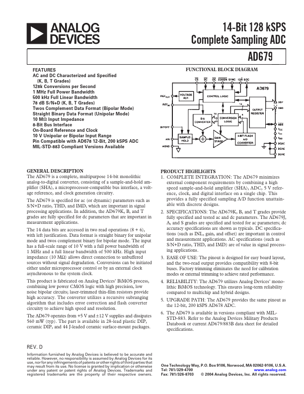 AD679 Analog Devices