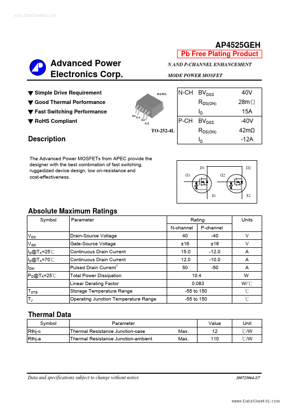 AP4525GEH