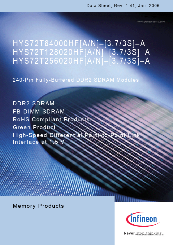 HYS72T256020HFN-3S-A Infineon
