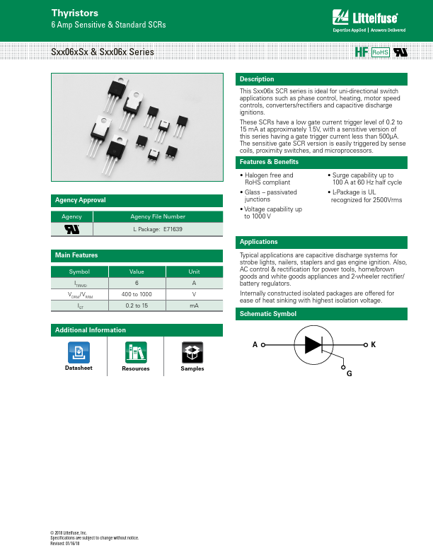 S4006DS2 Littelfuse