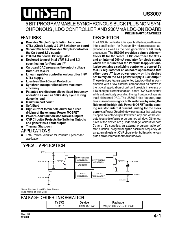 US3007 UNISEM