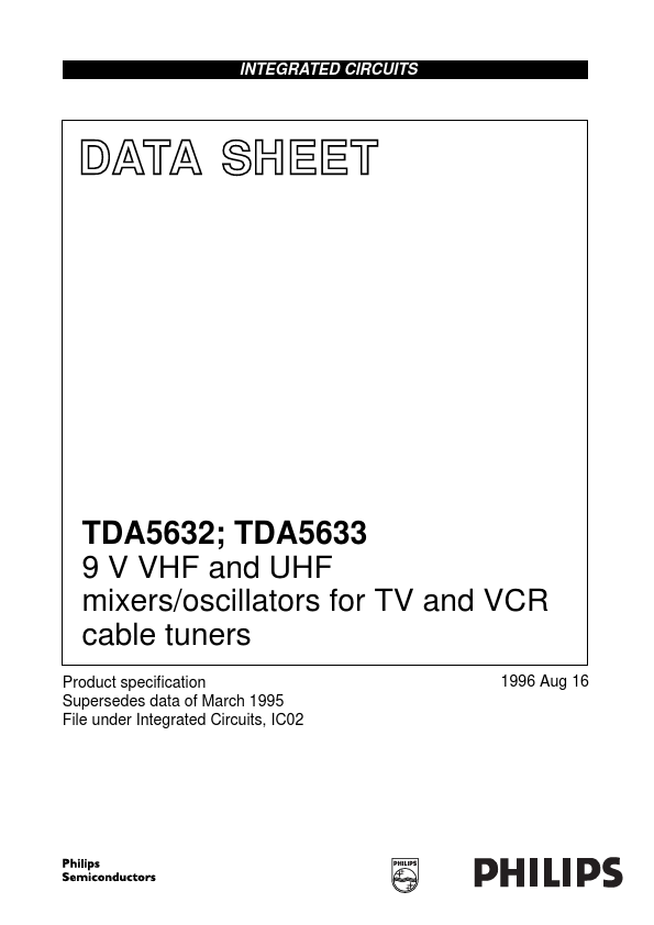 <?=TDA5632?> डेटा पत्रक पीडीएफ