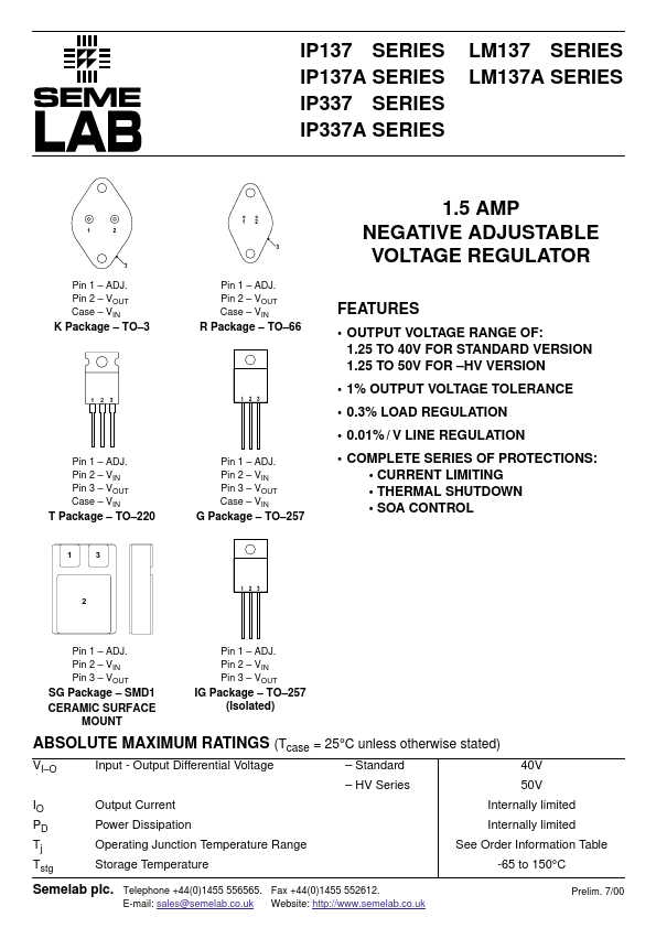 LM137AHV