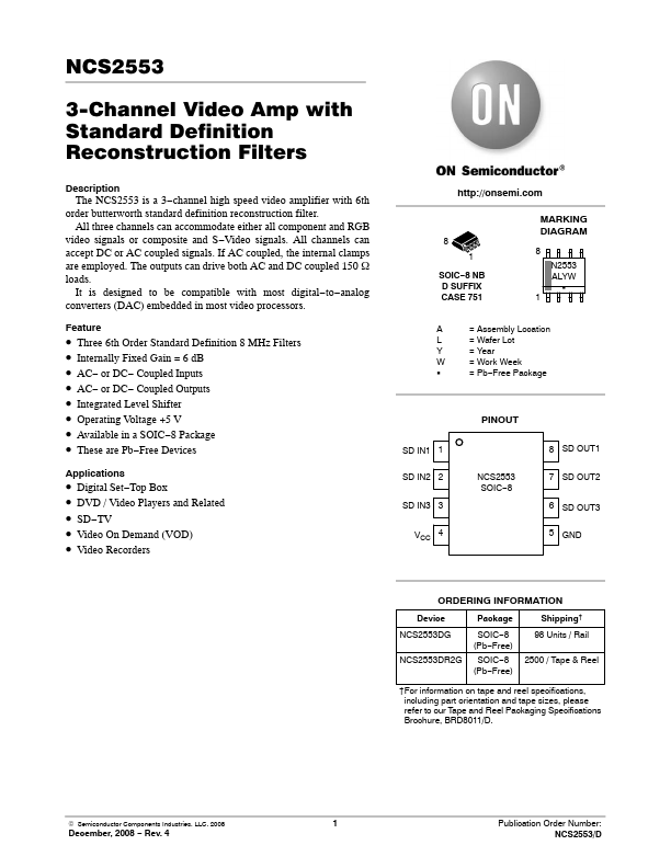 NCS2553 ON Semiconductor