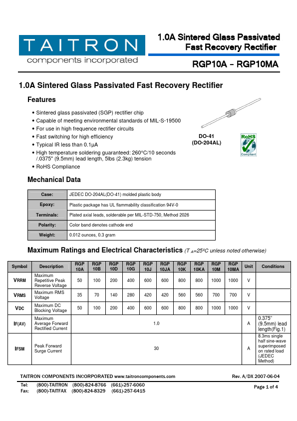 RGP10MA