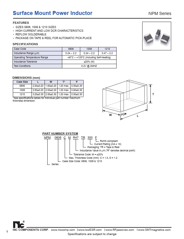 <?=NPM1008CM2R2TR140F?> डेटा पत्रक पीडीएफ