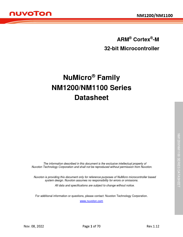 NM1100 nuvoton