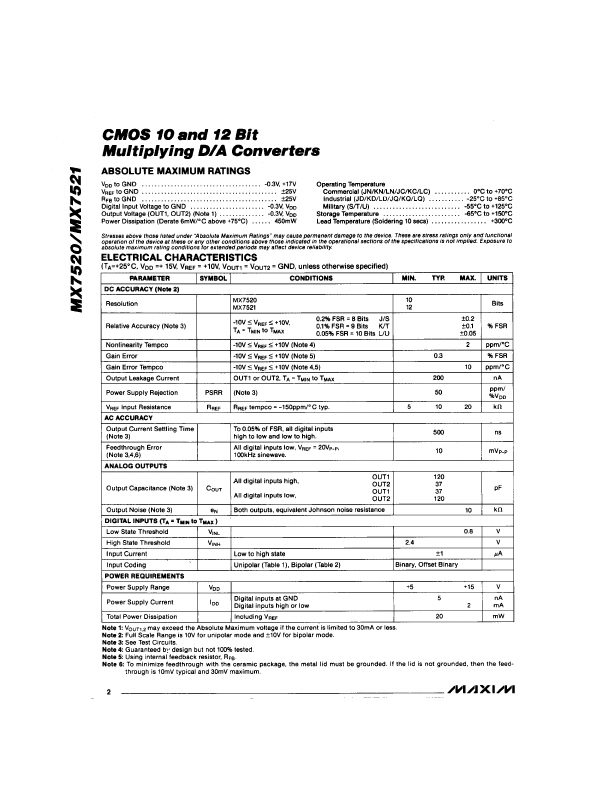 MX7520KN