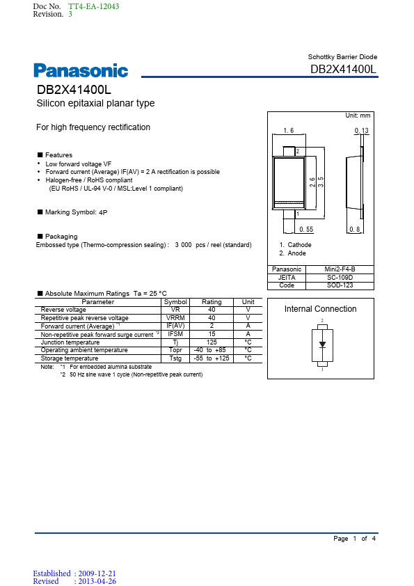 <?=DB2X41400L?> डेटा पत्रक पीडीएफ