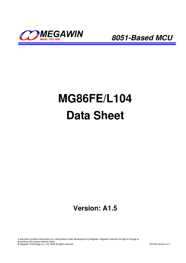 <?=MG86FE104?> डेटा पत्रक पीडीएफ