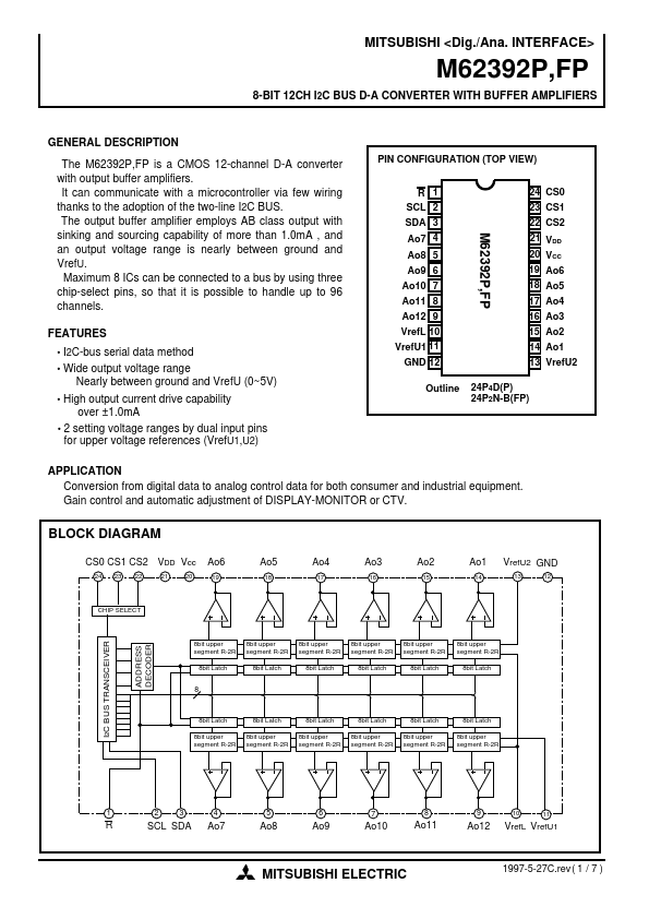 M62392FP Mitsubishi