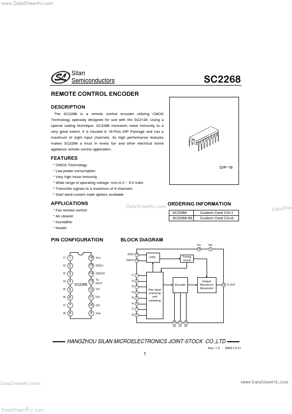 SC2268 Silan Microelectronics