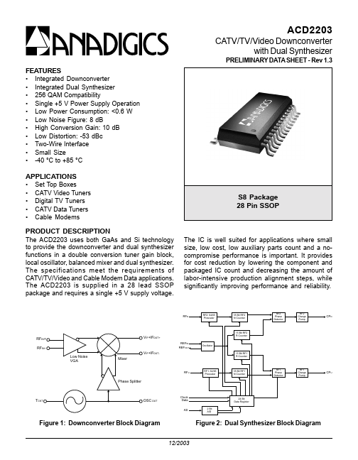 ACD2203 ANADIGICS