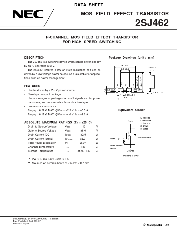 2SJ462 NEC