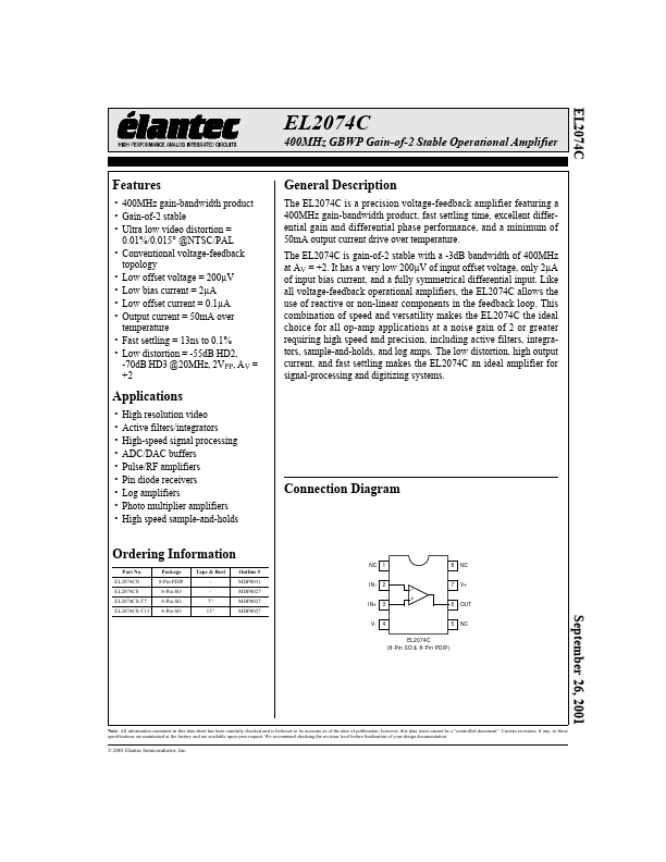 EL2074C Elantec